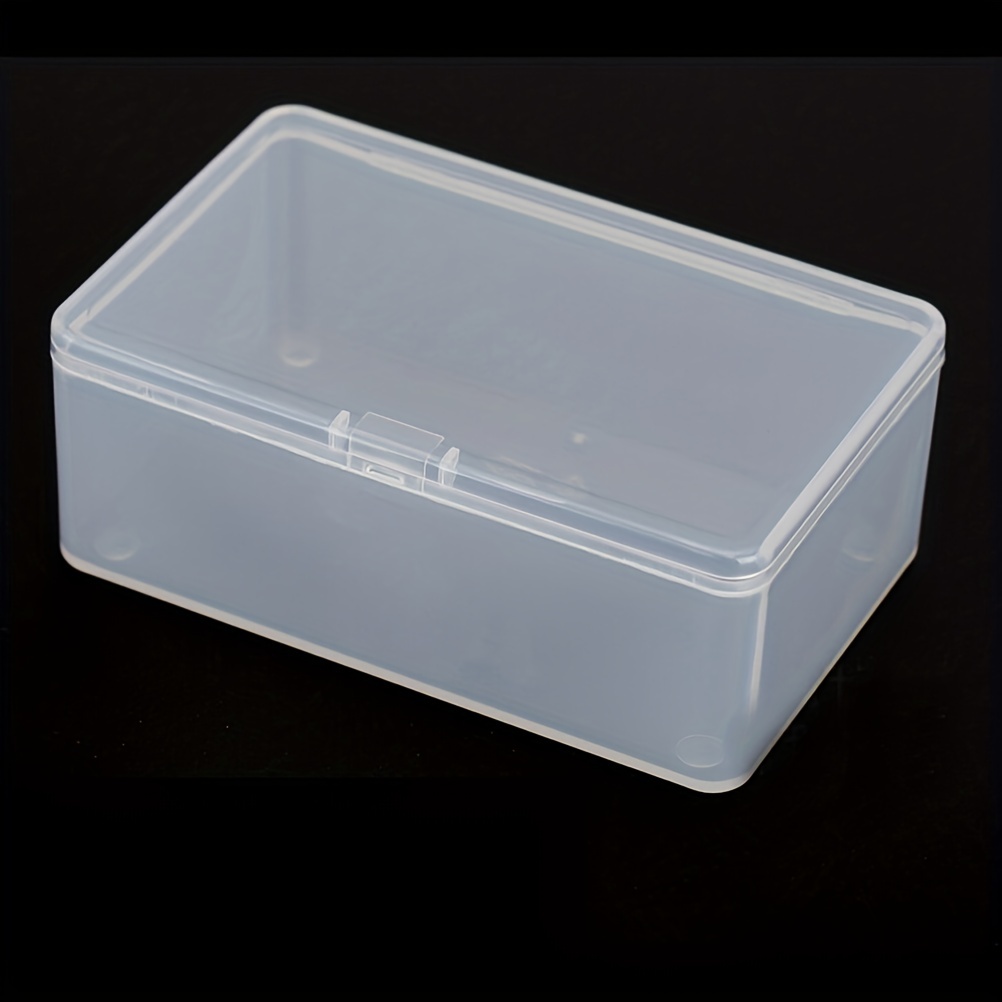 Blulu - Caja organizadora de plástico transparente de 12 piezas con cierre  a presión, mini pequeños contenedores