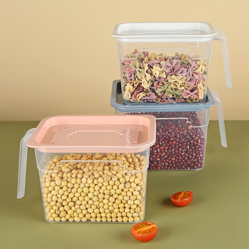 Prep & Savour Clear Plastic Storage Container With Removable Strainer And  Lid, Small Food Storage Container