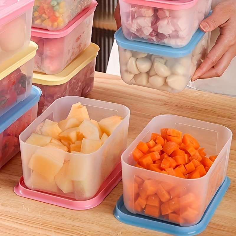 WHOLESALE One cavity Silicone Frozen Food Container Reusable Large Size  Fresh Meat Container Tray With lid