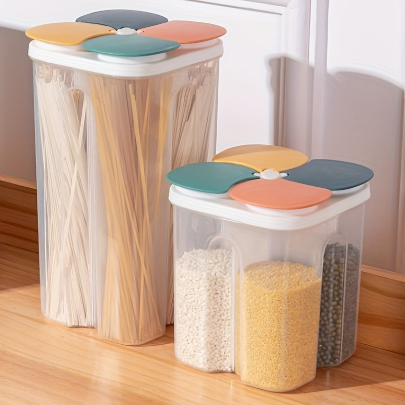 2pcs Extra Tall Food Storage Containers With Lids 2.8L/98oz, BPA Free PP  Material Plastic Airtight Food Storage For Flour, Pasta, Baking Supplies