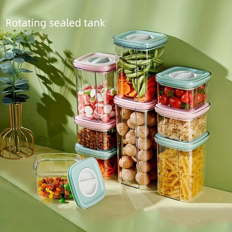 1pc Glass Food Storage Container, 95oz Large Glass Jar With