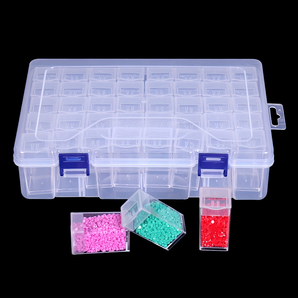 30/60 Slots Artificial Diamond Painting Storage Containers With