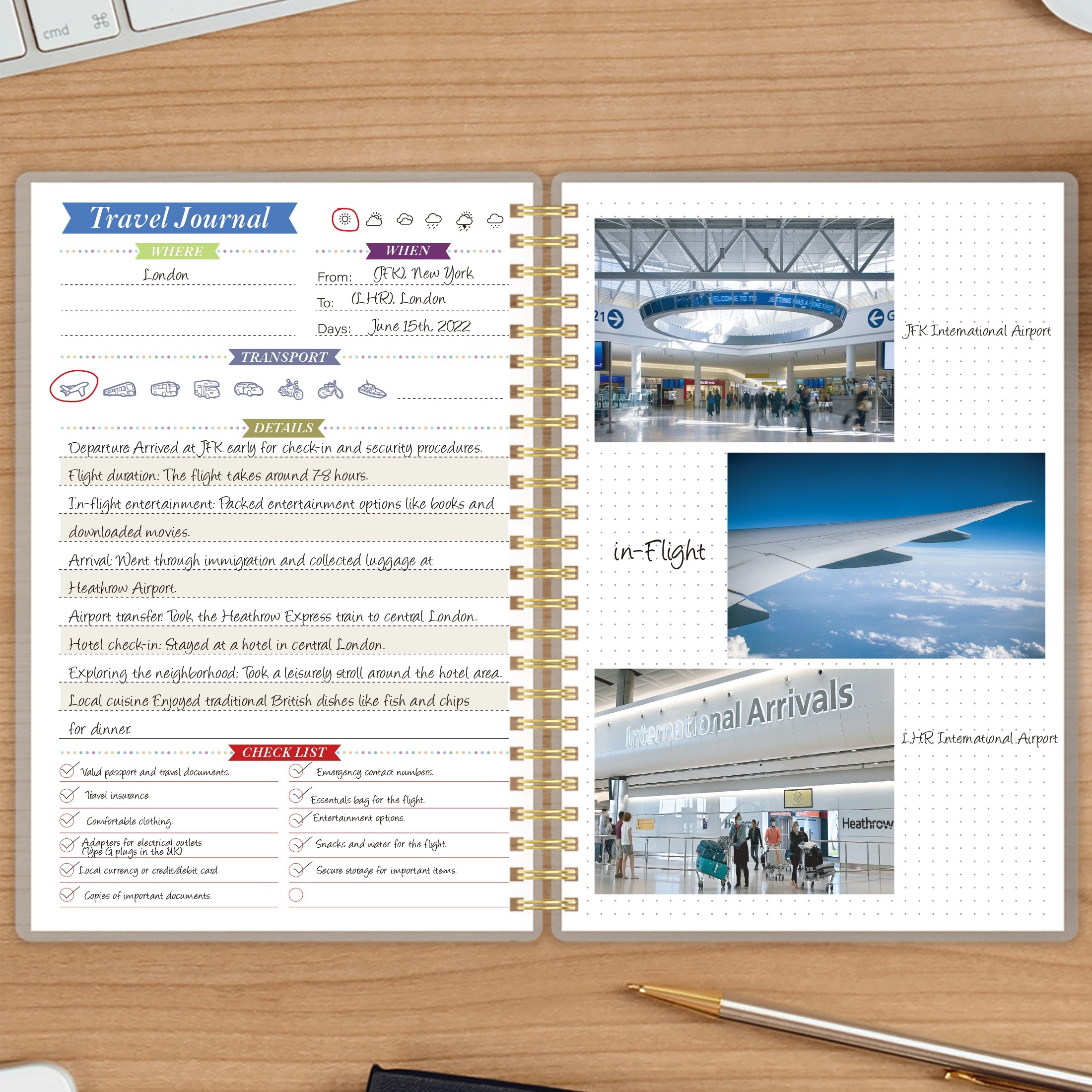 Pages de carnet de voyage à remplir, carnet de voyage, carnet de voyage,  album de vacances, DIN A5, fichier numérique, téléchargement, PDF -   France