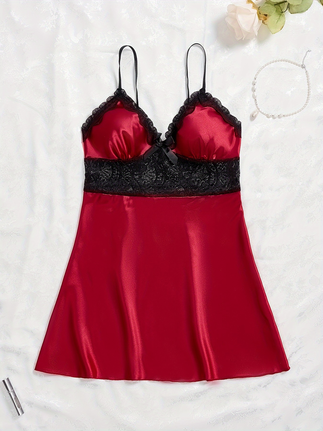 Satin Lingerie For Women - Temu