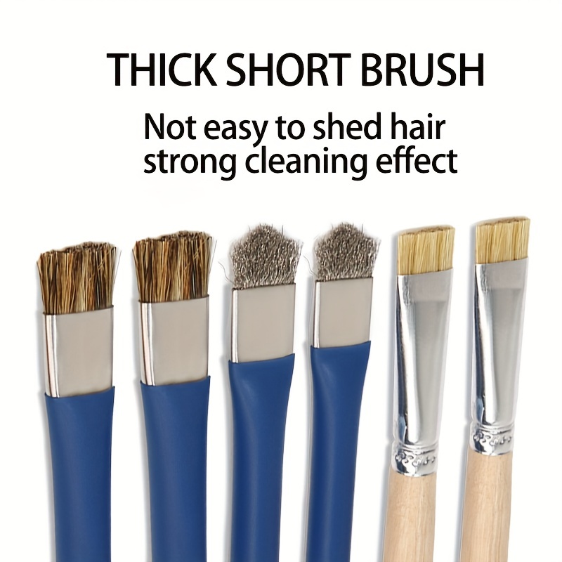 Electronic Cleaning Brush Small Cleaning Brushes, Cleaning Brush Kit  Cleaning Dust Kit Watch Brush, Watch Small Parts Brush, 9pcs for Computer