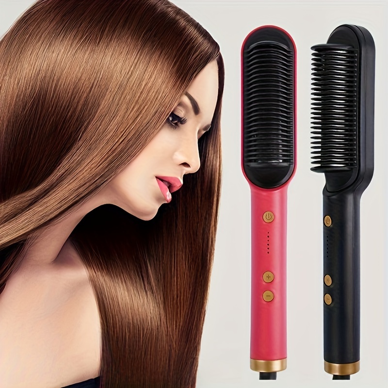 Tymo One step Hair Straightening Brush Negative Ions Anti - Temu Japan