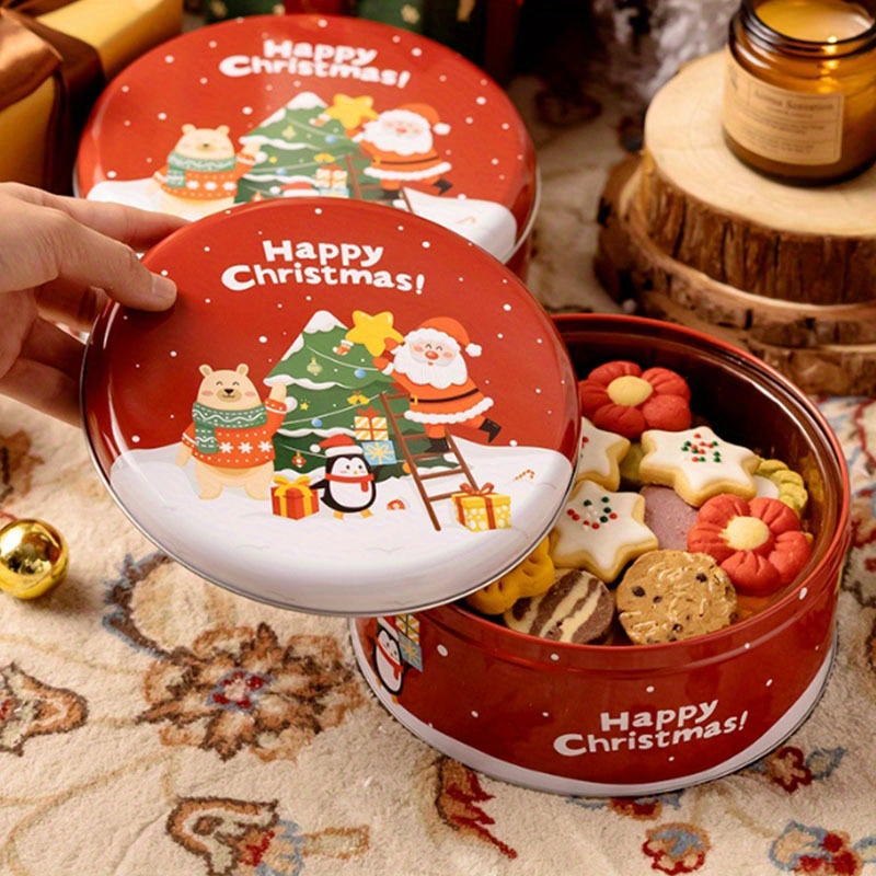 Christmas Candy Jar Christmas Tree Shape Biscuits Bottle - Temu