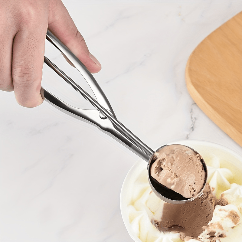 9 Pieces Ice Cream Scoop Small, Medium and Large Stainless Steel Cookie  Scoop Melon Baller Tablespoon Scooper with Trigger Release Baking Supplies