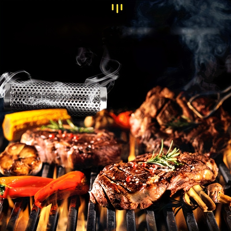 Cylindrical Rolling Barbecue Net, Kitchen Grill Accessories