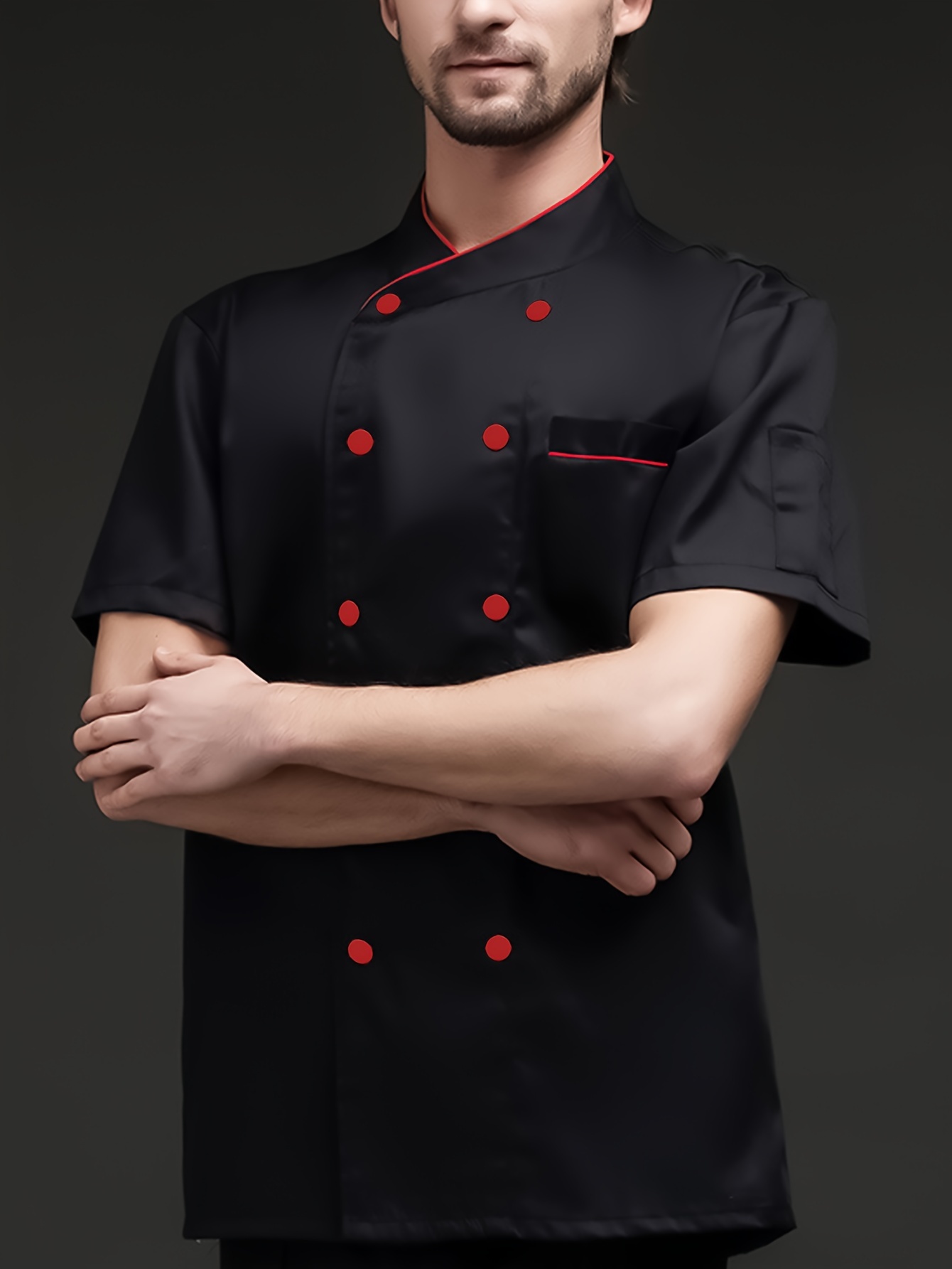 Chaqueta de chef personalizada para mujer, Camisa larga para Catering, ropa  de trabajo, sombrero, uniformes de