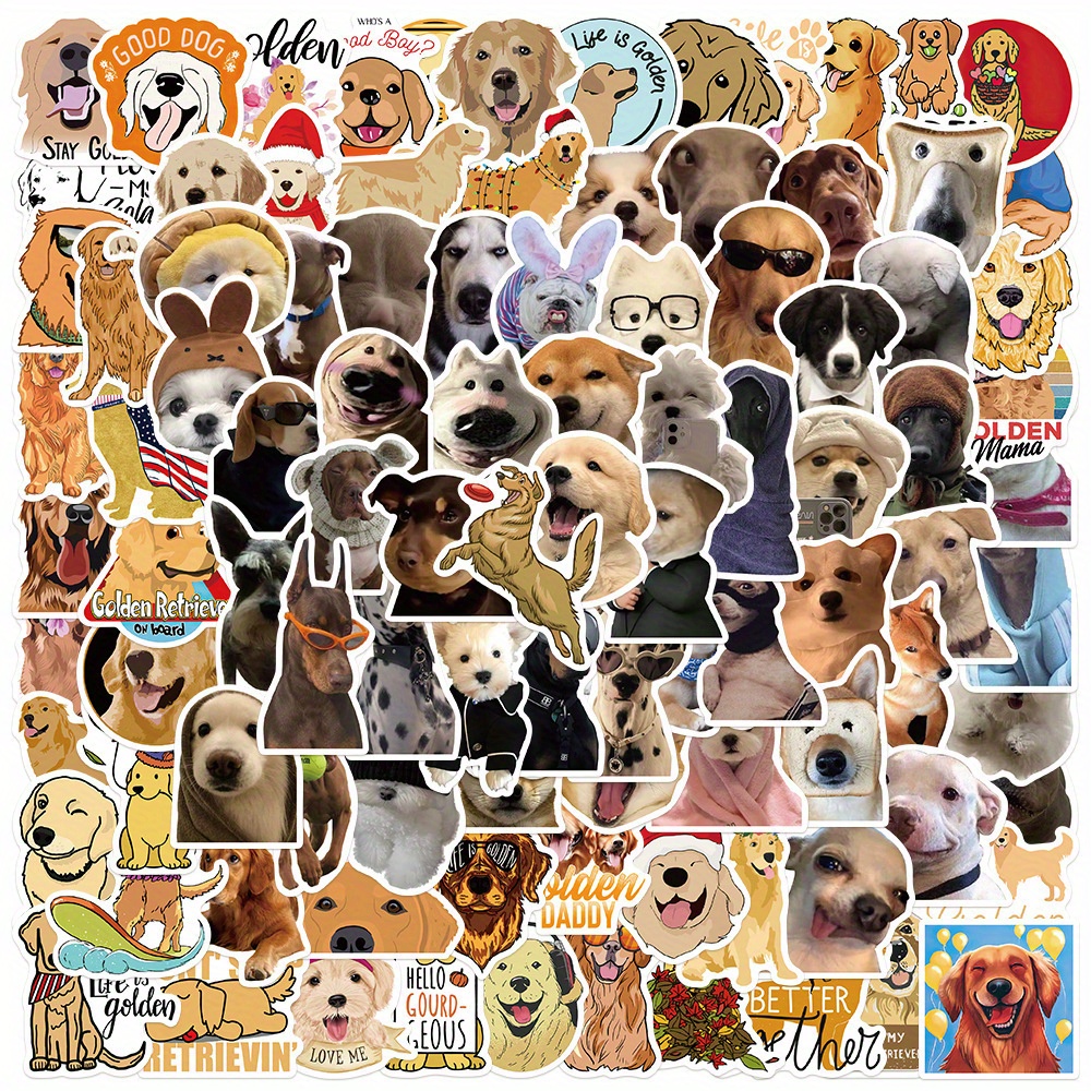 Pegatinas - perros divertidos - 50 piezas