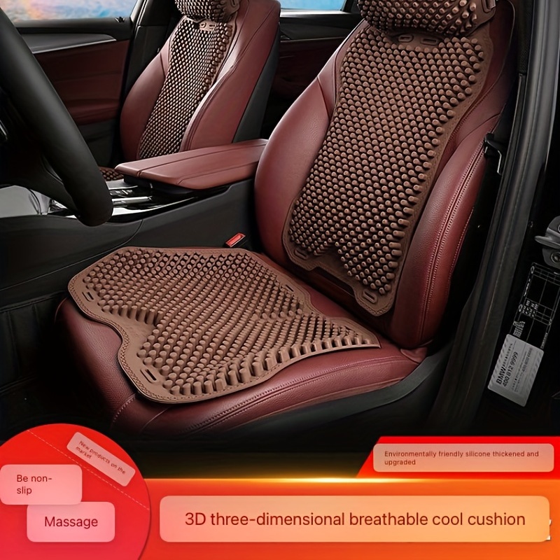 1pc Gel Seat Cushion For Car Summer, Office Work, Cell Design Cooling  Breathable Pad, Silicone Icy Pad