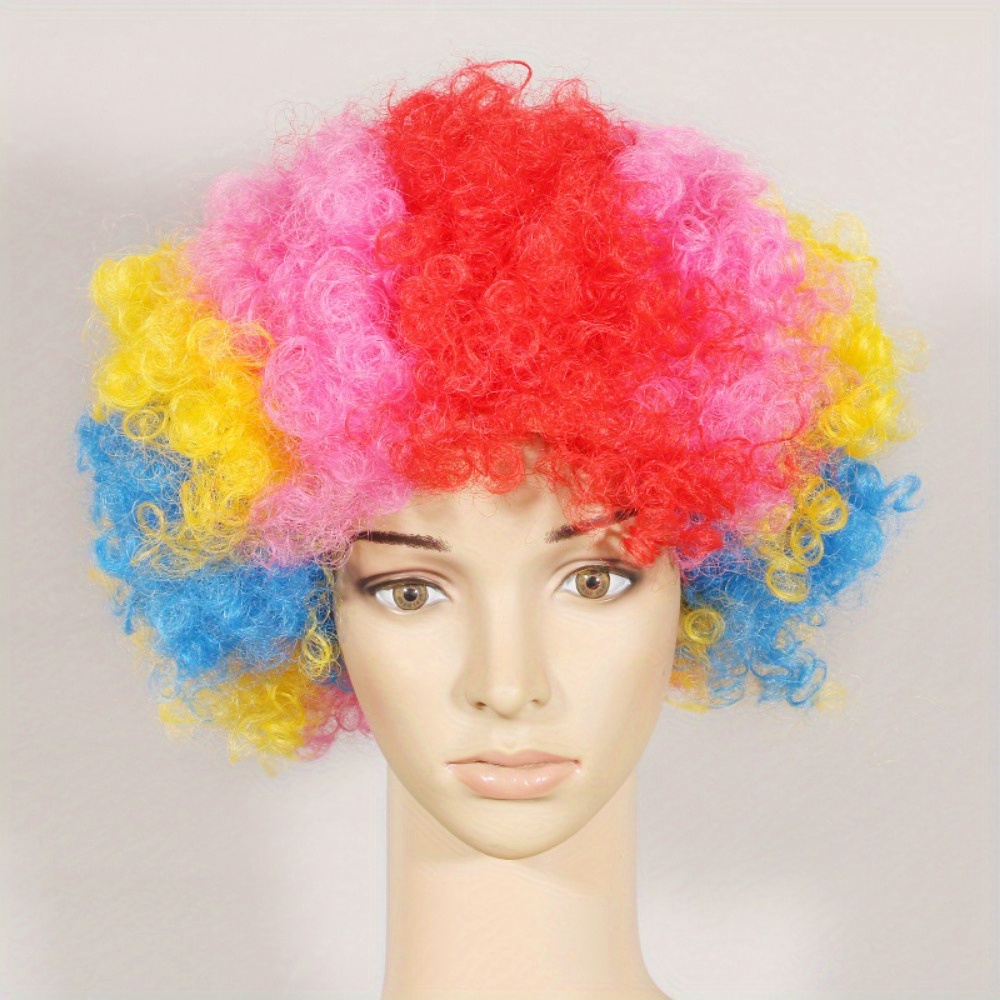 AFRO ACCESSOIRE DÉGUISEMENT PERRUQUE FUNKY GRAND CHEVEUX BOUCLÉS