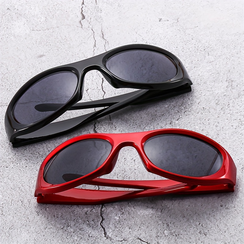 Ot Mens New Punk Hip Hop Street Small Frame Motorcycle Sunglasses