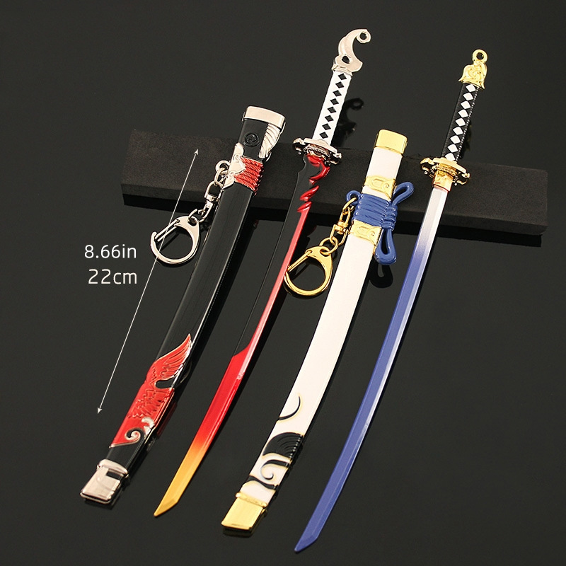  Adust Carbon Steel Zoro Sword, Anime Sword, 41 inch Overall,  Japanese Katana Samurai Sword : Sports & Outdoors