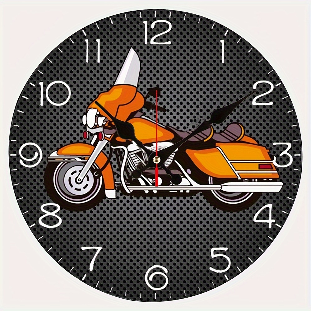 1 Stück Kreativer Vintager Motorrad Uhr, Ideal Für Die Dekoration Zu Hause,  Auf Dem Nachttisch Oder Auf Der Theke, Batterie Nicht Enthalten., aktuelle  Trends, günstig kaufen
