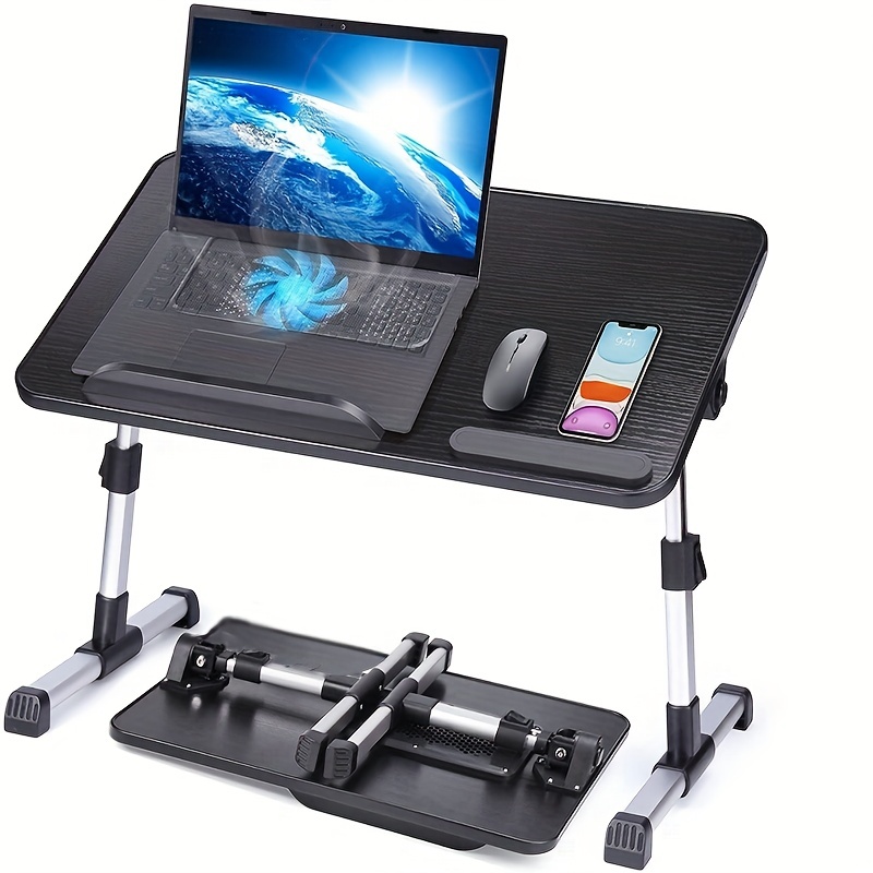 Comprar Soporte ajustable para ordenador portátil, soporte para mesa,  almohadilla de refrigeración, soporte plegable para ordenador portátil