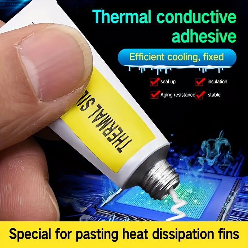 Thermal Paste Thermal Conductive Glue Hot Melt Adhesive Glue For Radiator  Cooling Heatsink Plaster Glue For Workshop - Temu