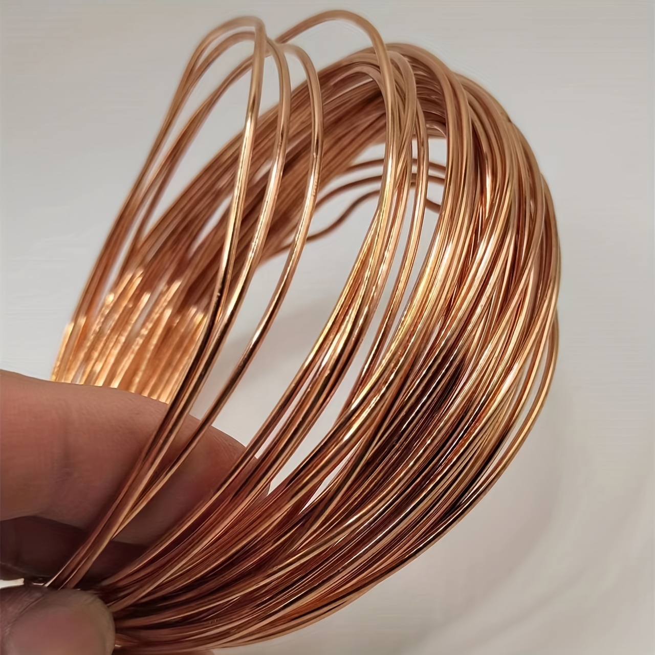 16.4Ft Solid Bare Copper Wire 17 Gauge 99.9% Pure Copper Wire Soft Beading  Wire