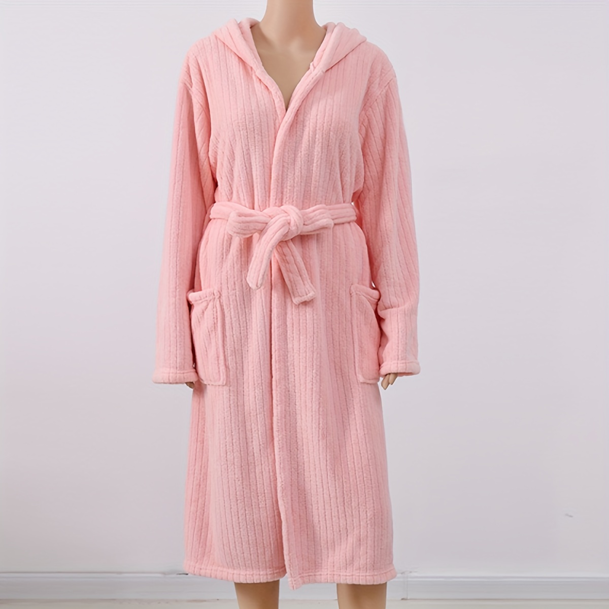 Womens Robes Long Plush Unisex Mens Bath Robes for Women After Shower Towel  Bathrobe Shower Robe