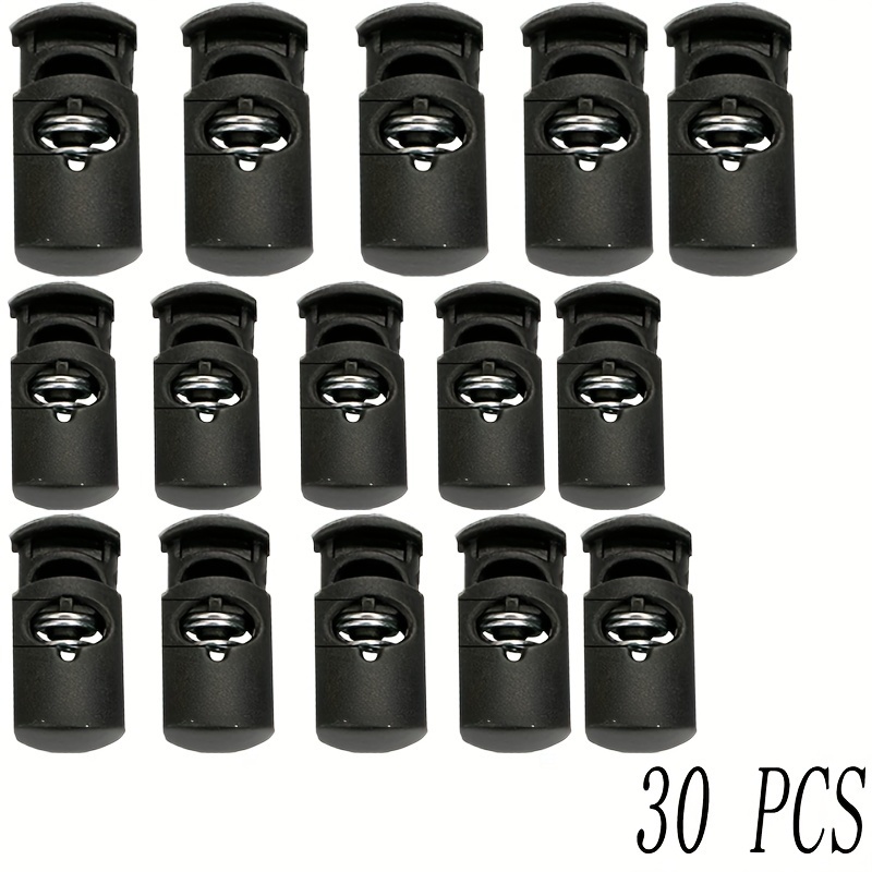 10 pcs of Brown Plastic Spring Cord Stopper Cord Locks 26mm A4783 –  VeryCharms