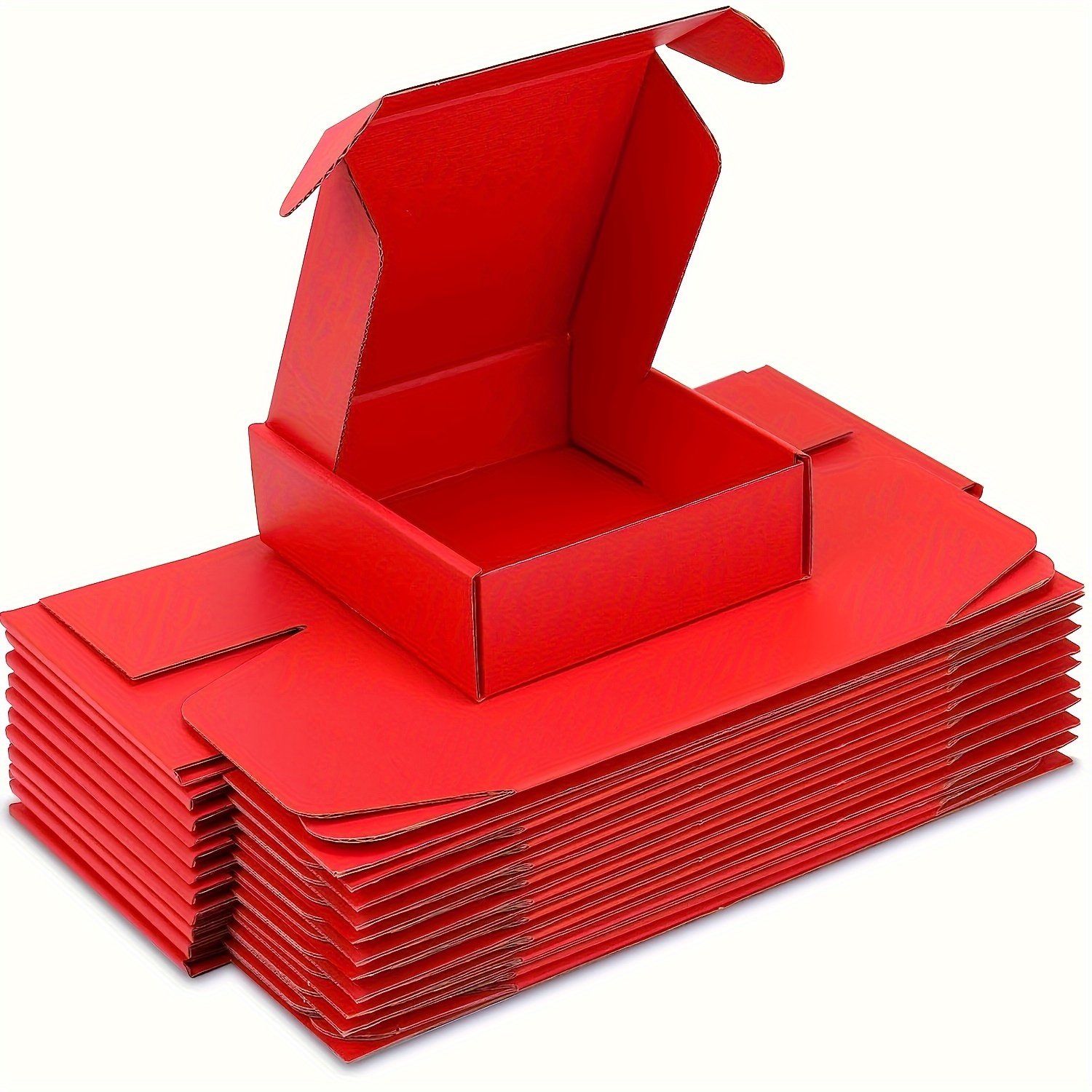 Paquete de 30 cajas de envío negras de 8 x 6 x 3 pulgadas, cajas de correo  corrugado, cajas de embalaje para productos, caja de cartón reciclable