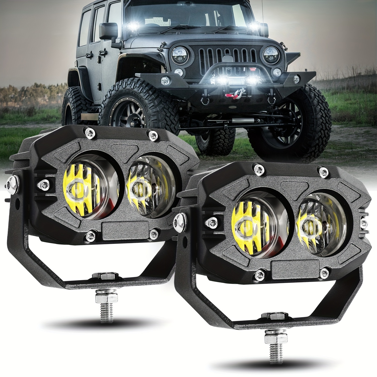 Barra 60 Led Curva 80 Cm 180w Spot + Flood 4x4 Off Road - EVER SAFE®