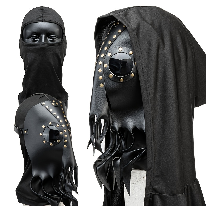 3pcs Set Halloween Cosplay Costume Mask Breathable Mask Plague