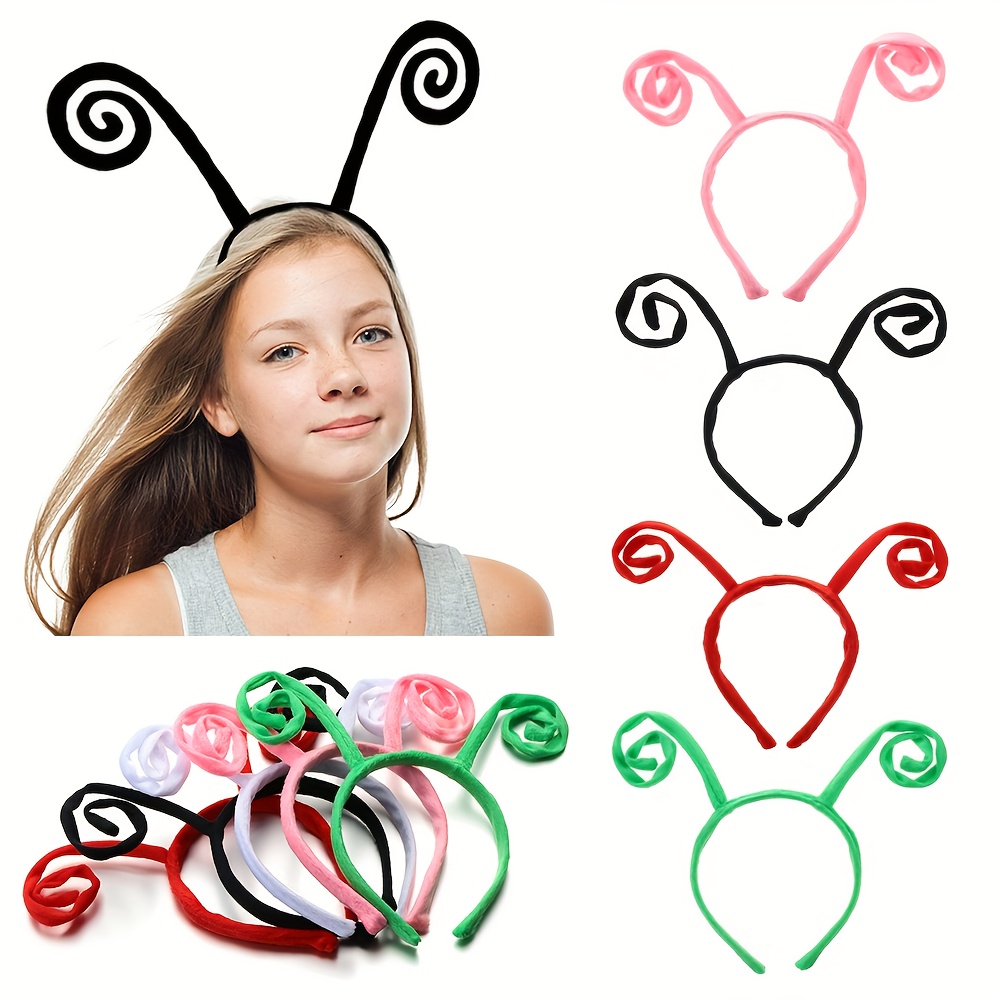 Christmas Antlers Bell Headband Shimmering Cute Head Hoop - Temu
