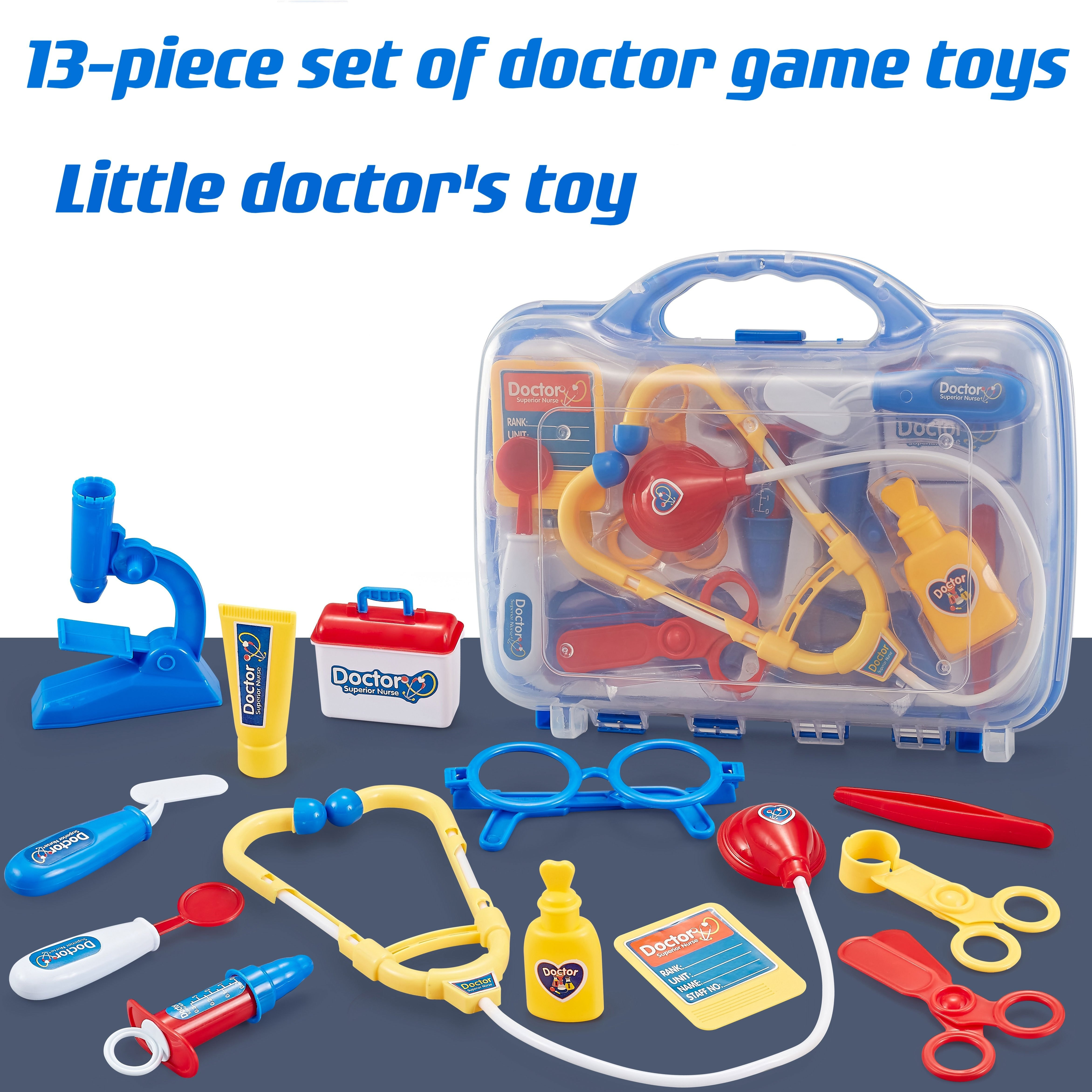 Children Blood Pressure Playset Doctor Kit Toy Real Life Home Cosplay  Doctor Nurses Toys Blood Pressure Monitors Imitation Toys Girl Toy