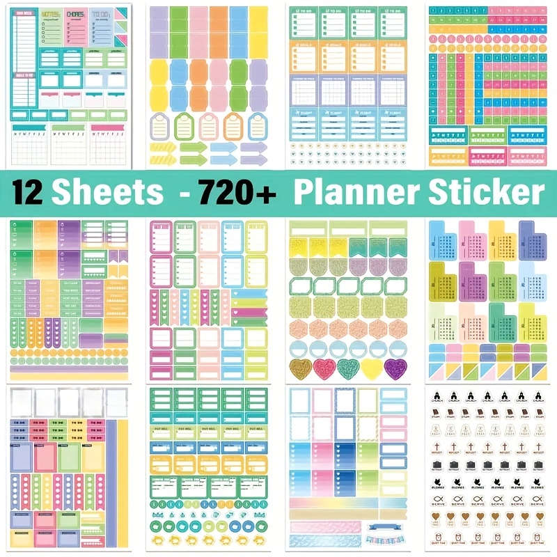  Planner Stickers for Adults - 1400+ Daily Planner