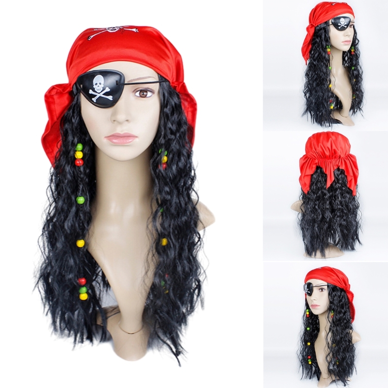 AOMIG Pañuelo Pirata para la Cabeza, 4 PCS Pañuelo Triángulo