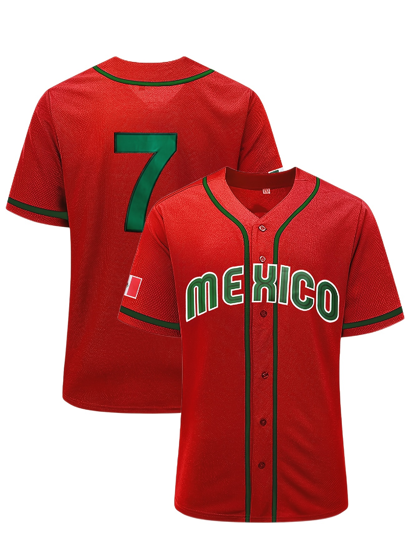  Movie Football Men's Mexico Jersey #34 Stitched