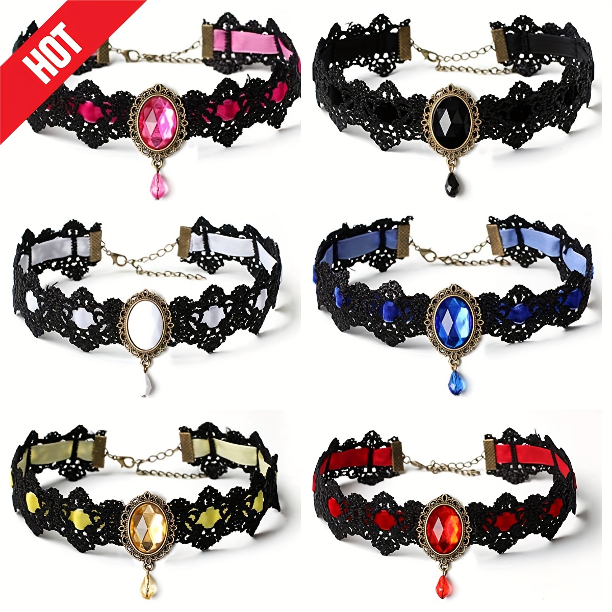 Choker Black Leather Heart Goth Collar For Girls Halloween Jewelry Gothic  Grunge Cute Kawaii Necklace Egirl Chocker Accessories