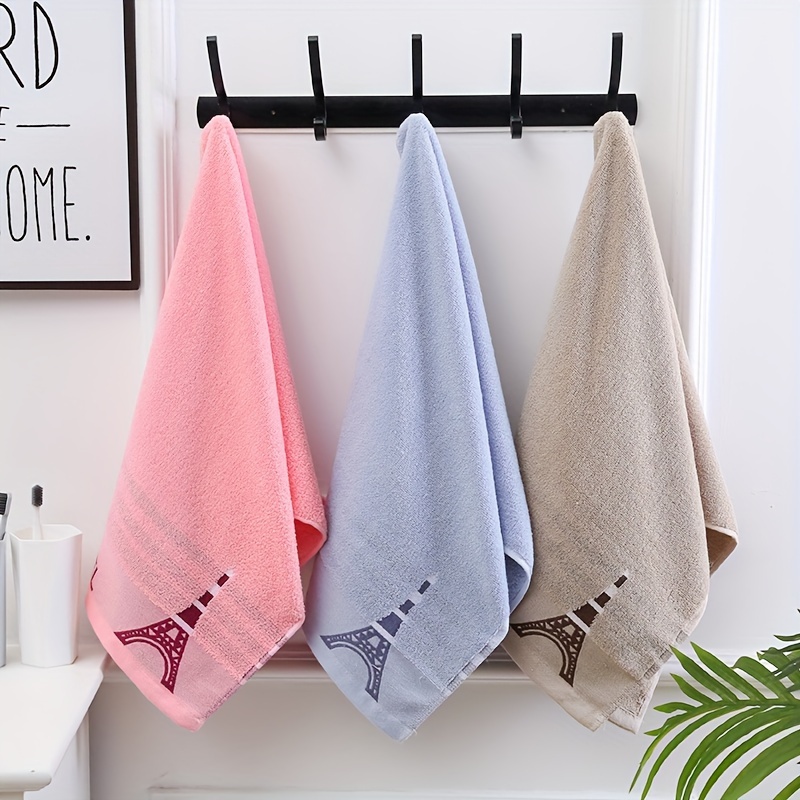 Solid Color Towel Set, 2 Bath Towels 2 Hand Towels 2 Washcloths, Soft  Skin-friendly Face Towel, Cotton Towels For Home Bathroom, Bathroom  Supplies - Temu