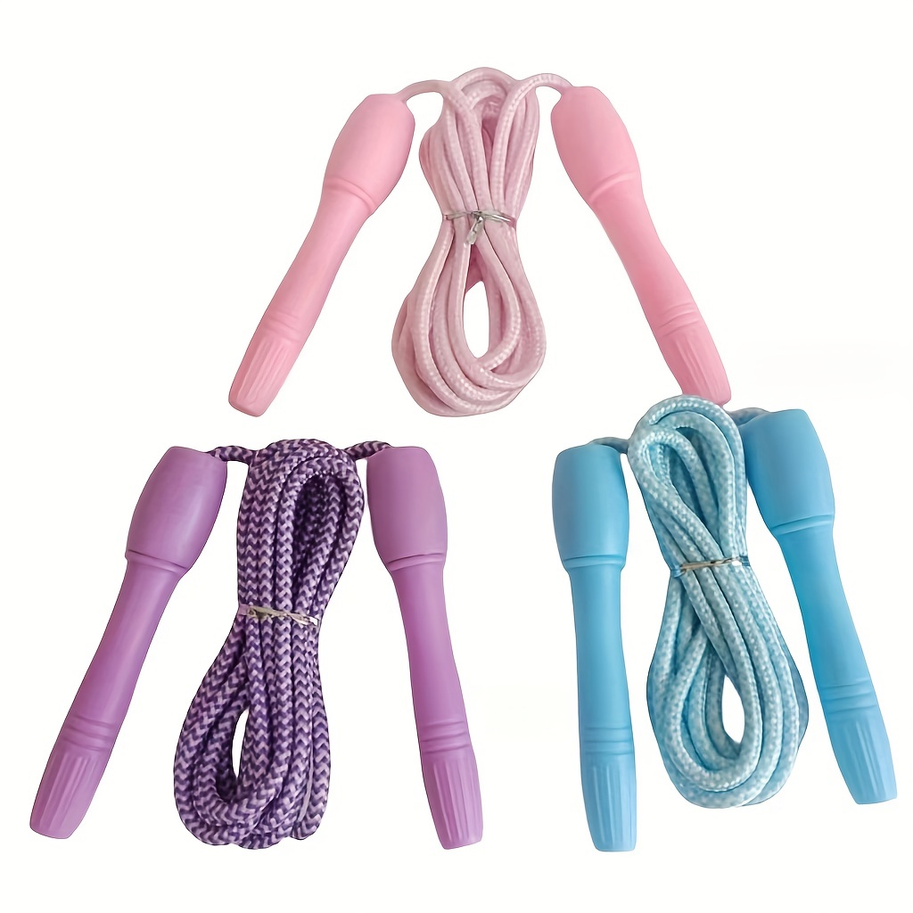 Colorful Jump Rope Set Kids Adjustable Plastic Jump Rope - Temu