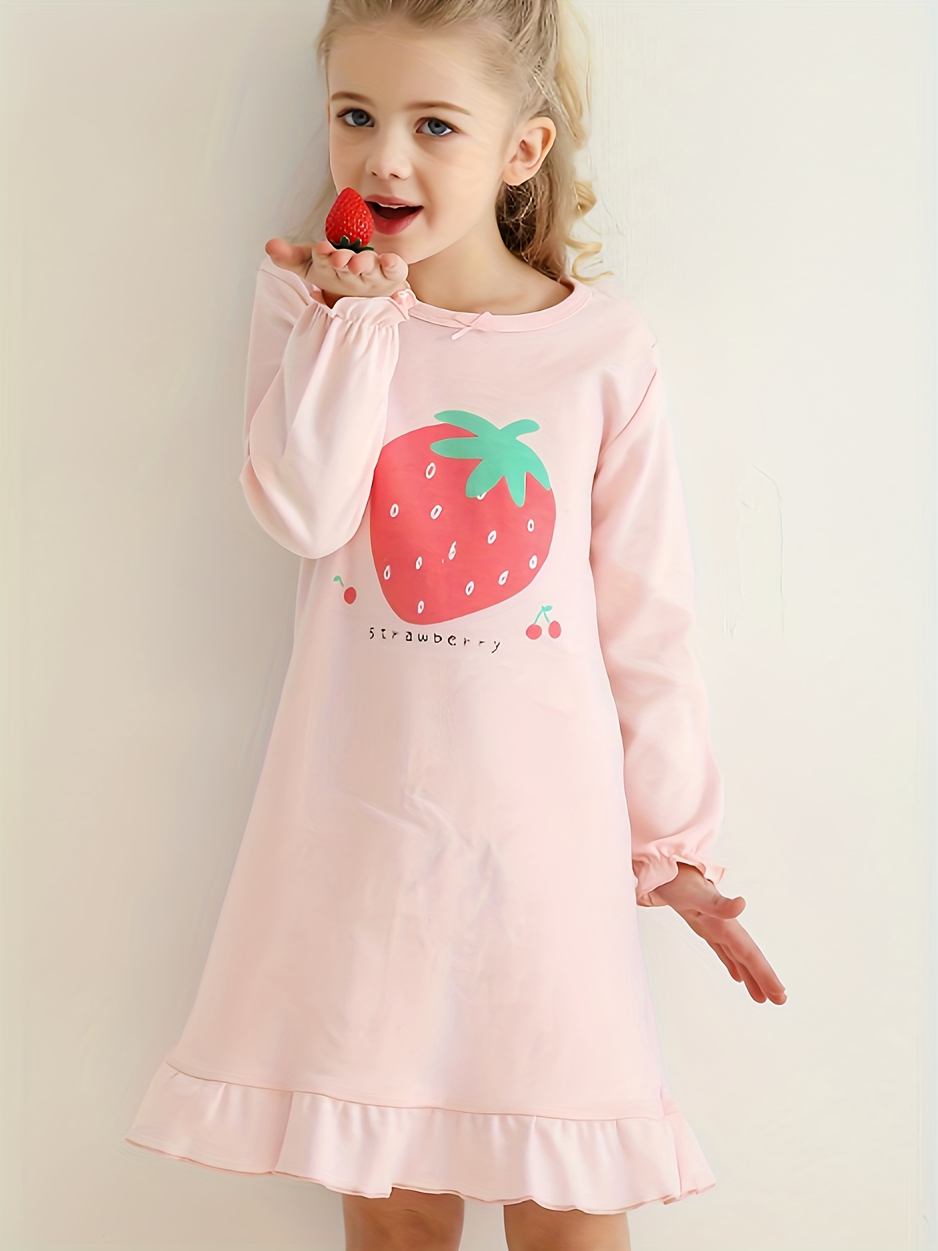 Summer Girls Nightgown O Neck Pajama Dress Loungedress Cute Nightdress for  Children Night Dress - China Girls Lovely Pajamas and Summer Girls  Nightwear price