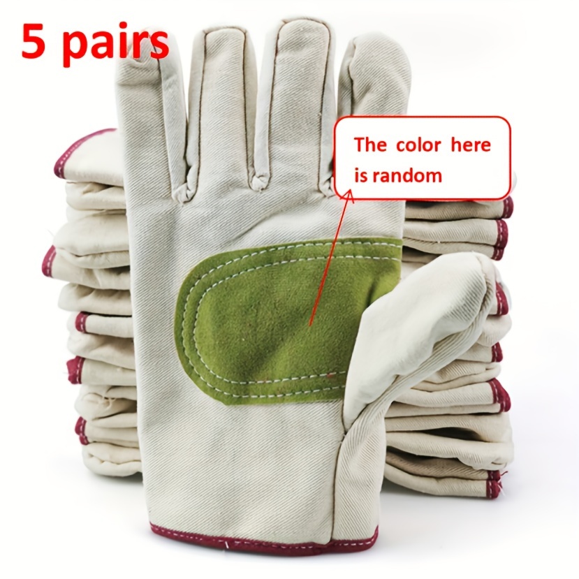 Comprar Guantes de jardinería para mujer y mujer, guantes de jardín con  revestimiento de goma transpirable, guantes de trabajo protectores para  exteriores con empuñadura, tamaño mediano, color aleatorio