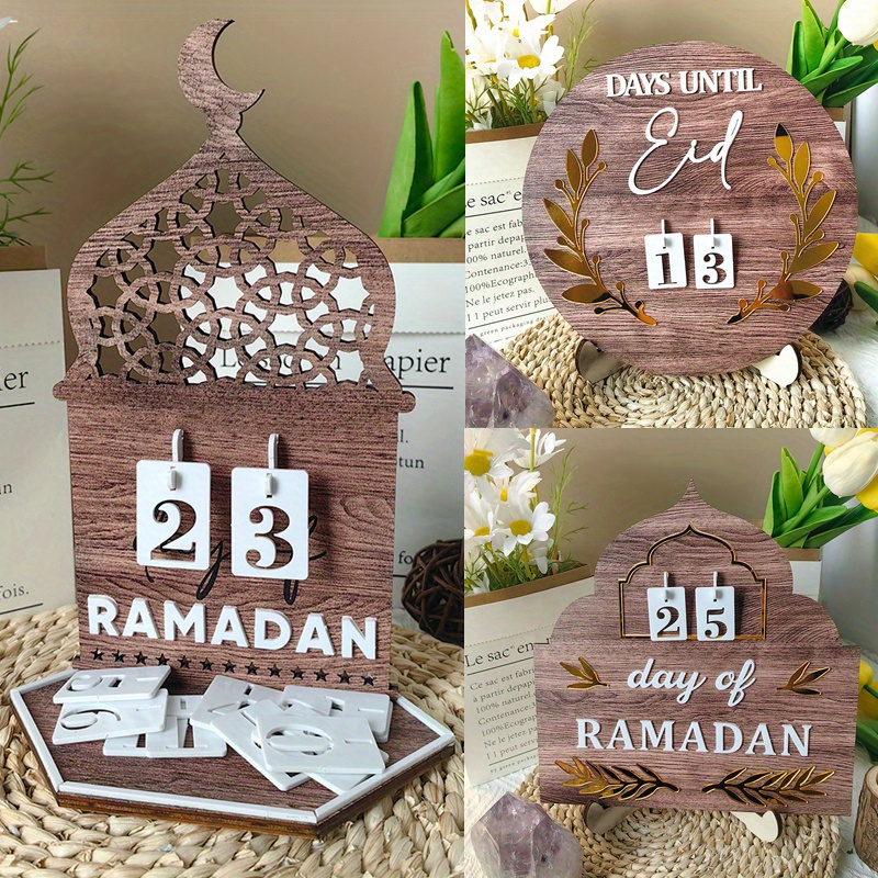 Wooden Ramadan Advent Calendar for Iftar or Ramadan Décor. Eid,  UK