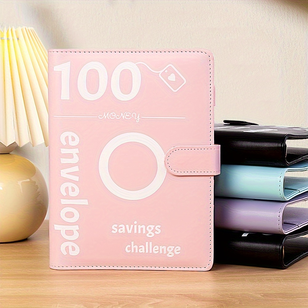 Nuevo Llegada 100 Sobres Ahorro Desafío Para Llenar Dinero, Organizador De  Ahorros, Organizador Creativo De Anillas Sueltas, Mini Bloc De Notas Con  100 Días De Desafío Como Regalo, Moda de Mujer