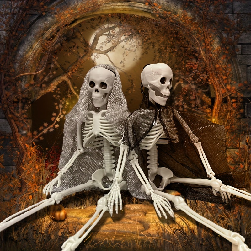 Halloween Skeleton Tuxedo Small T-Shirt Skull Crossbones Lapel Bow