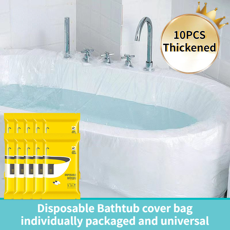 12 Pcs Bathtub Cover, Individual Pack Bathtub Liner Large (102x47')  Disposable Bathtub Covers Liner Bag for Travel and Household, Portable Bath  tub