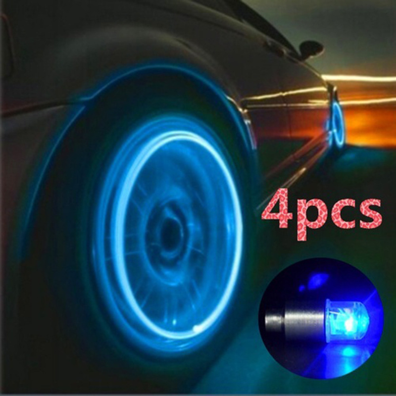 MAPPERZ Tire Valve Stem Caps Universal for Car, Bikes, Trucks, Luminous  Fluorescent Glow in The Dark Air Cover, Tire Pressure Radium Caps