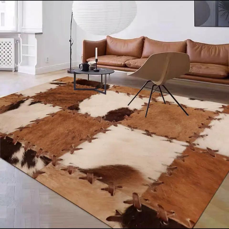 Alfombra Impermeable Y Antideslizante Simple De Estilo Moderno Nórdico Para  Decoración Del Hogar De La Sala De Estar, Que Admite Mascotas, Mode de  Mujer