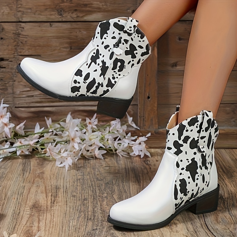 Botines best sale de vaca