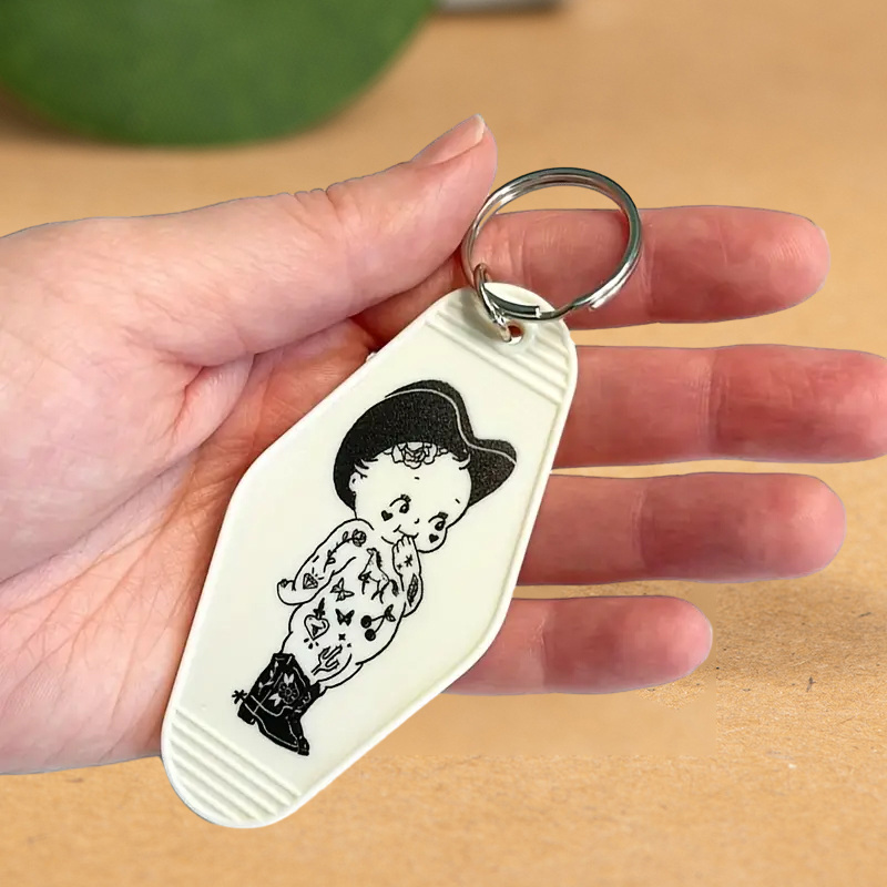 Vintage Motel Keychain - Temu