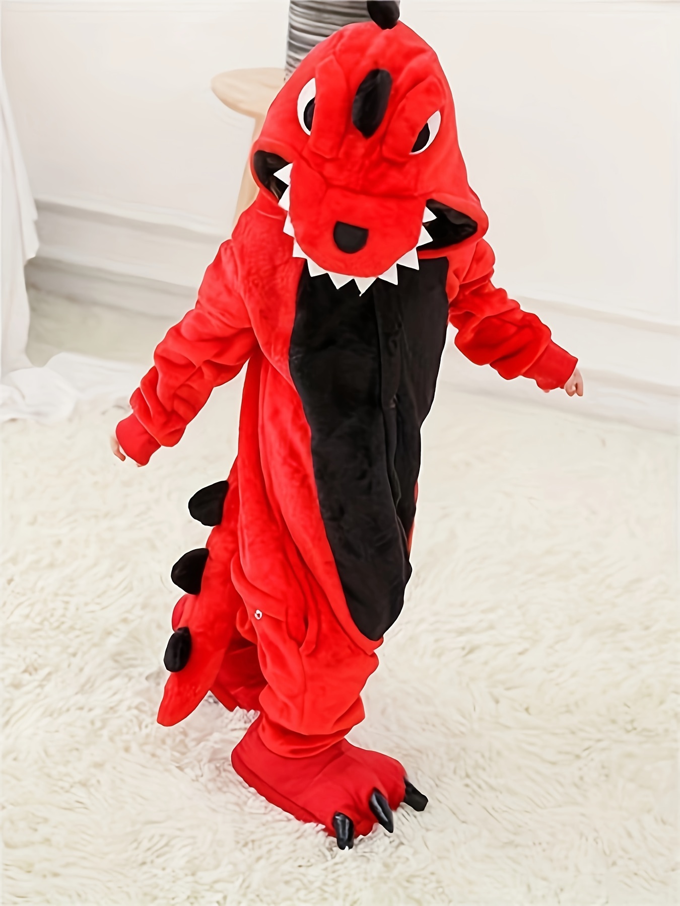 Disfraz Dinosaurio Rojo Infantil