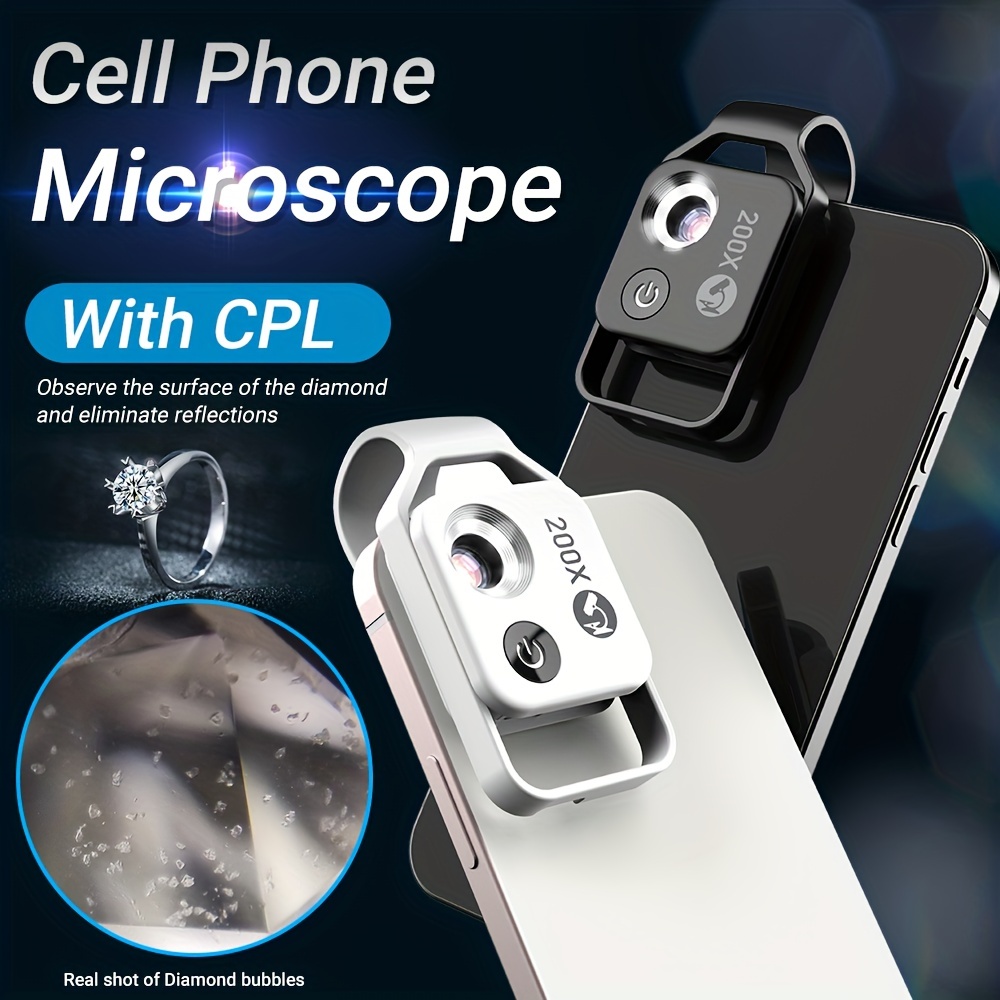 Adaptador de teléfono para telescopio, binoculares compatibles con Soporte  de teléfono Celular, monocular, microscopio, telescopio, Soporte de Clip  para teléfonos Inteligentes Compatible : : Electrónica
