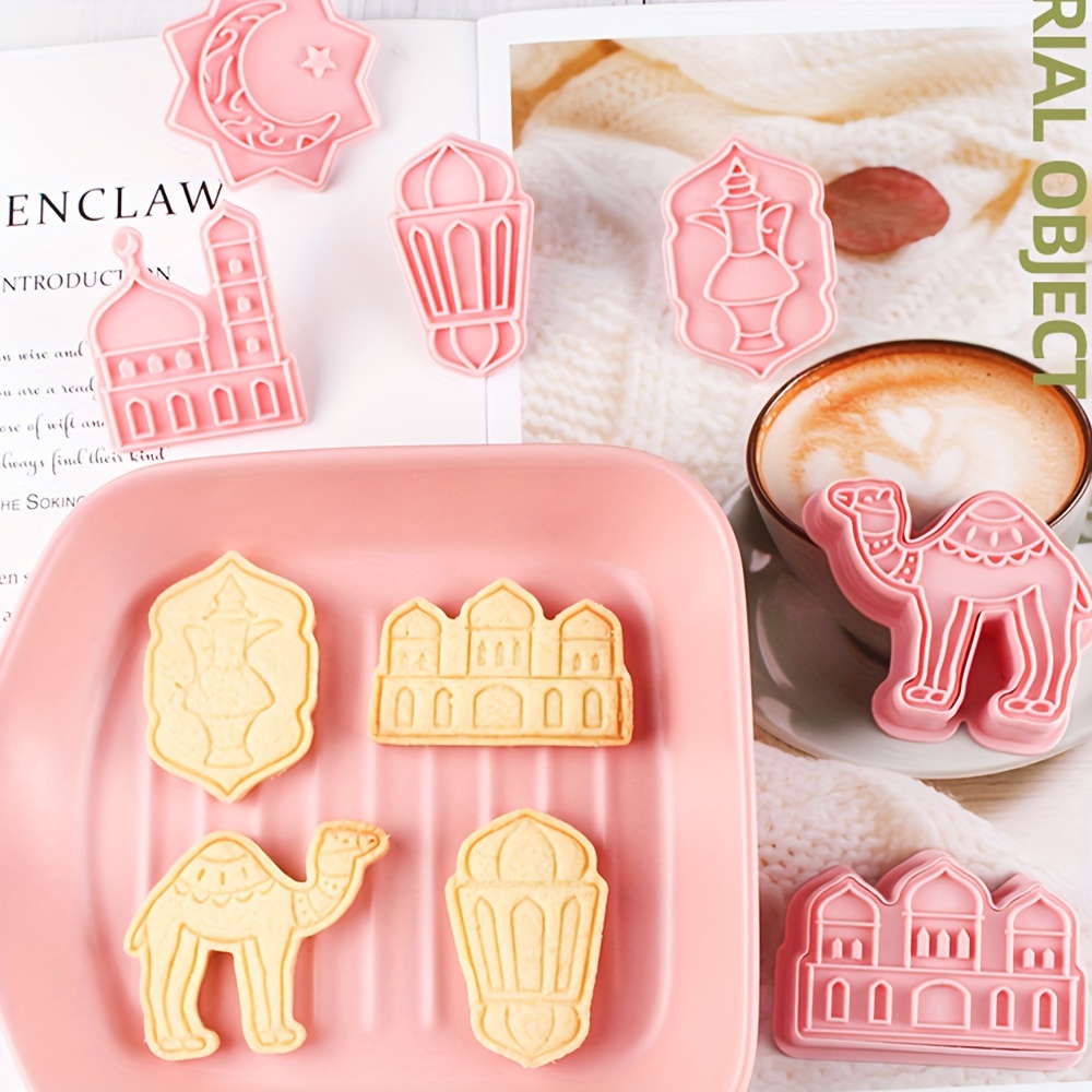 Set 6 decorazioni in pasta di zucchero per biscotti e cupcakes Set
