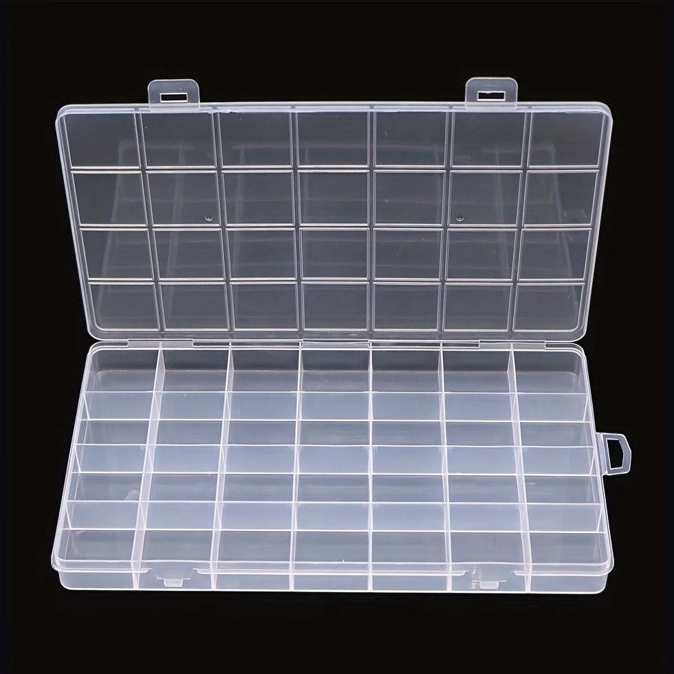 8/24 Grids] - Plastic Kotak/ Multifunctional Adjustable Plastic Box/  Transparent Storage Case/ Plastic Compartment Box